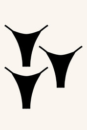 Toru & Naoko lingerie - 3x Kyla adjustable thong- modal