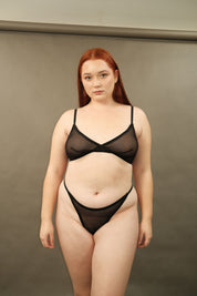 Toru & Naoko lingerie - 3x Kyla adjustable thong- mesh