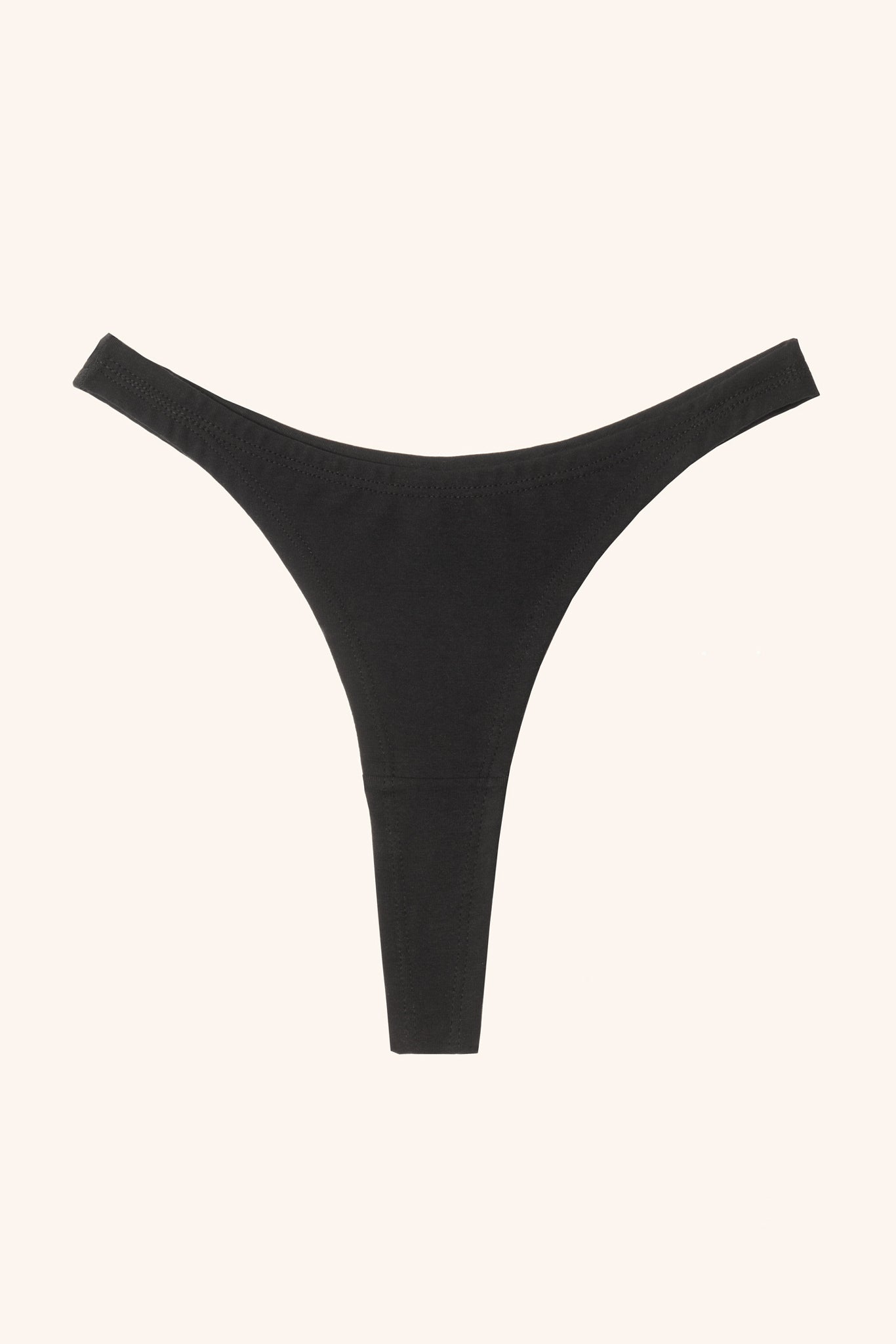 Tanga de algodón Lexi- negro