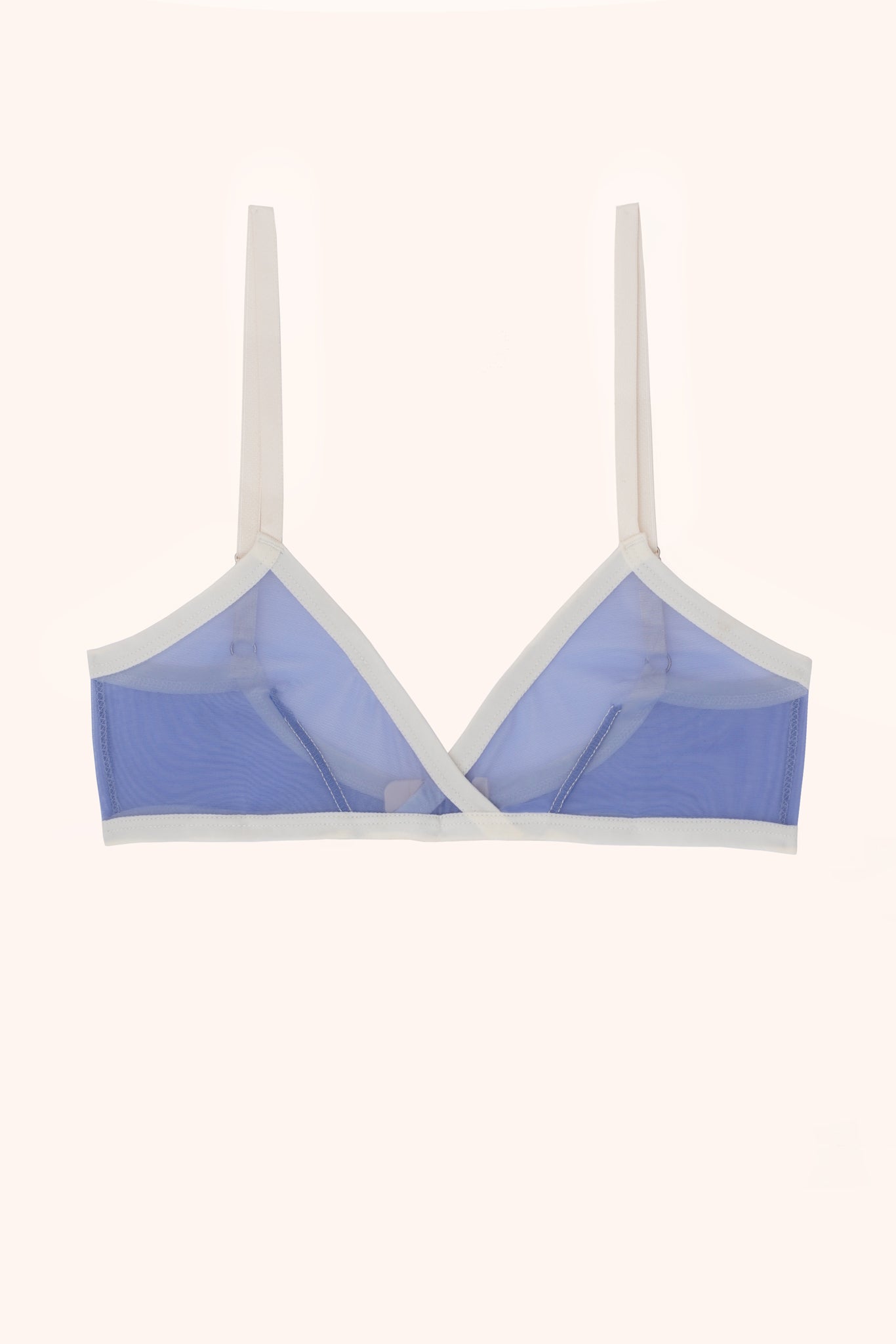 Bowie triangle bralette- Cornflower blue