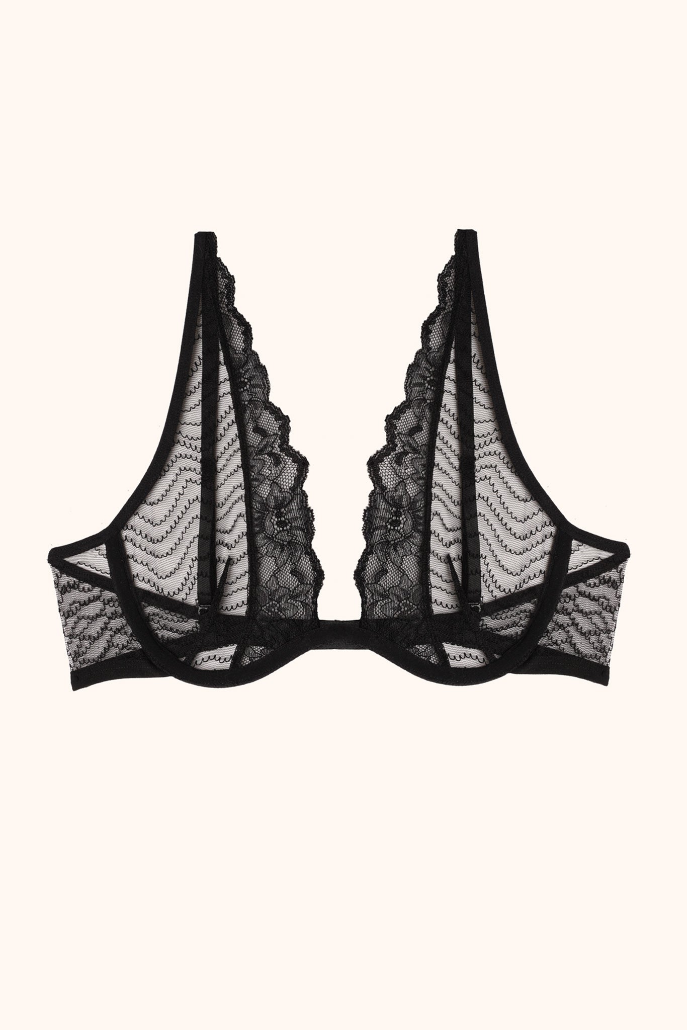 Delphine monowire bra -black