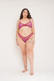 Kate high cut panties- vivid orchid