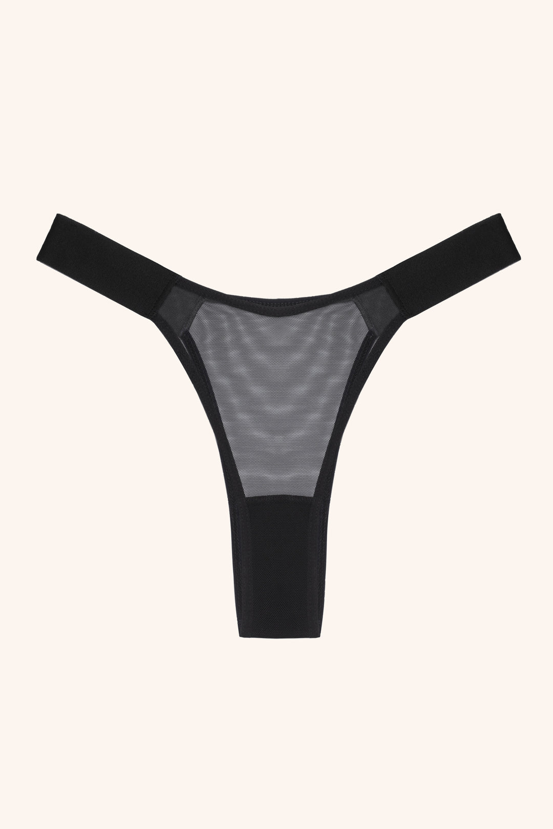 Toru & Naoko lingerie - Nina thong - black mesh
