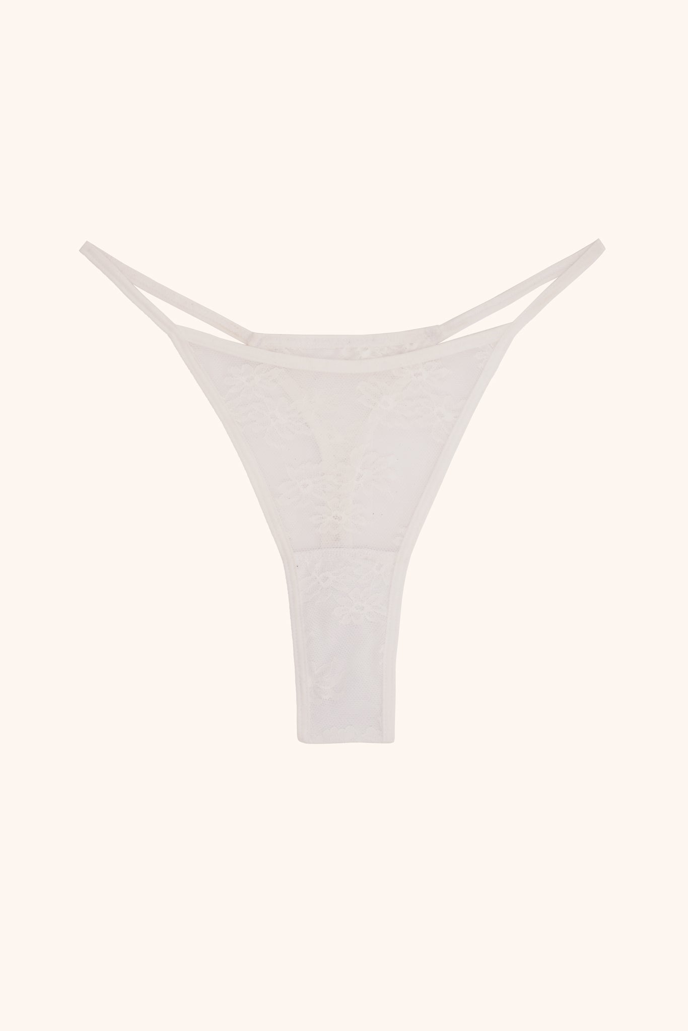 Sofia thong - white