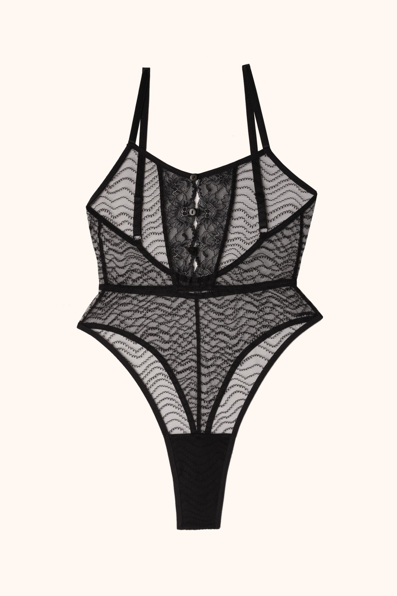 Vesper bodysuit- black
