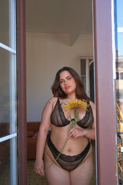 Delphine monowire bra -black