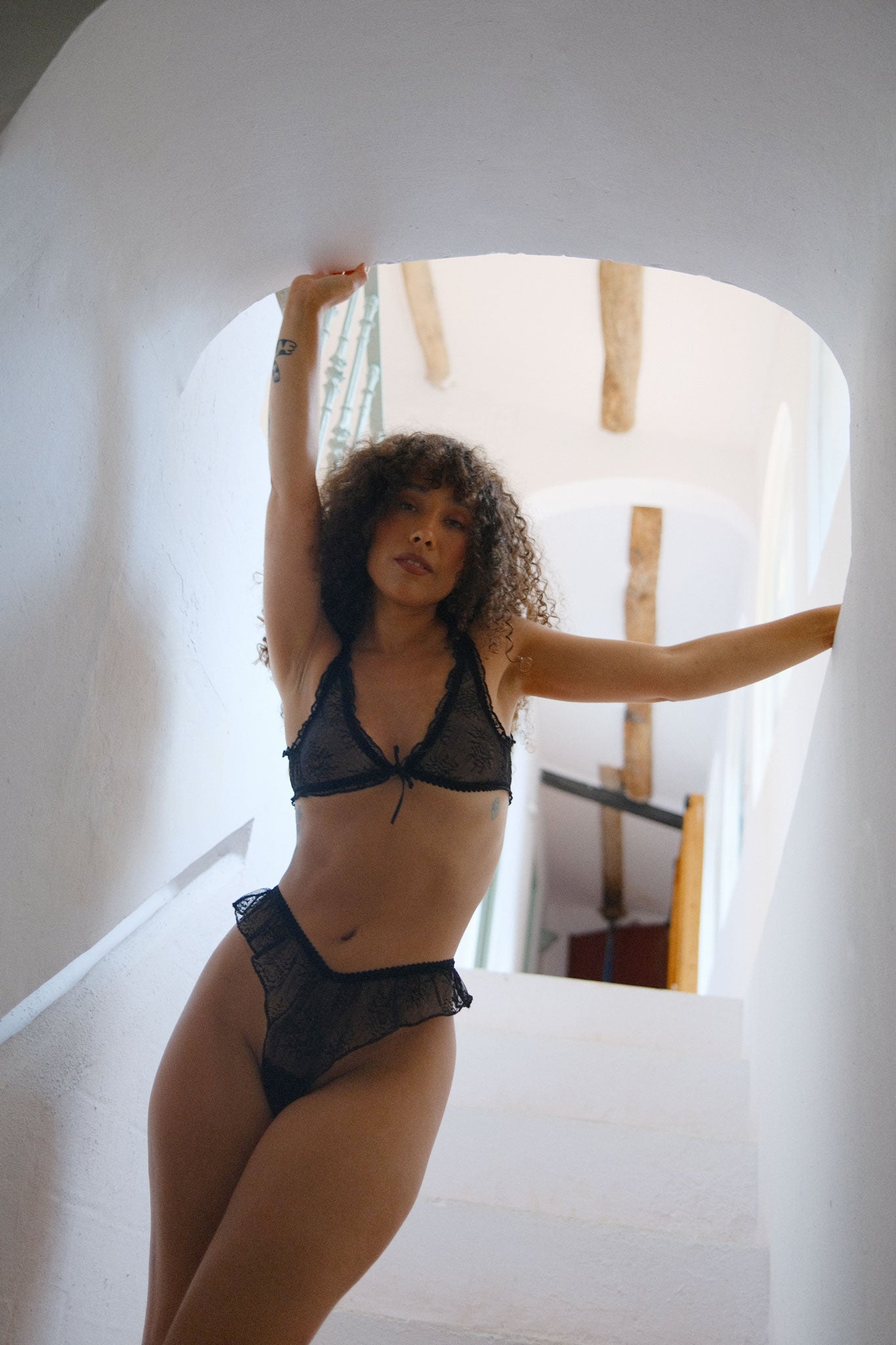 Billy Triangle Bralette - black