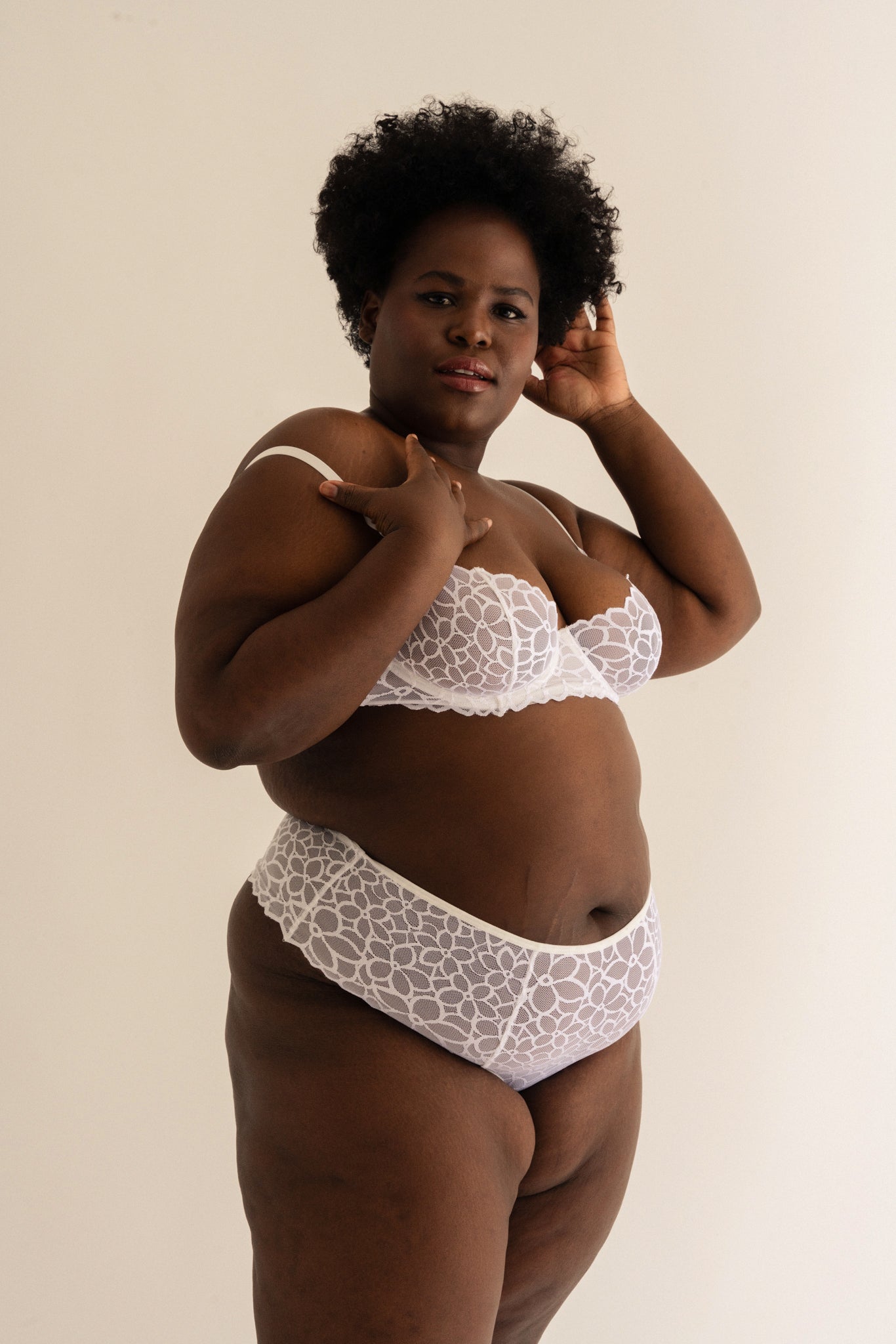 Toru & Naoko lingerie - Mora bra- white