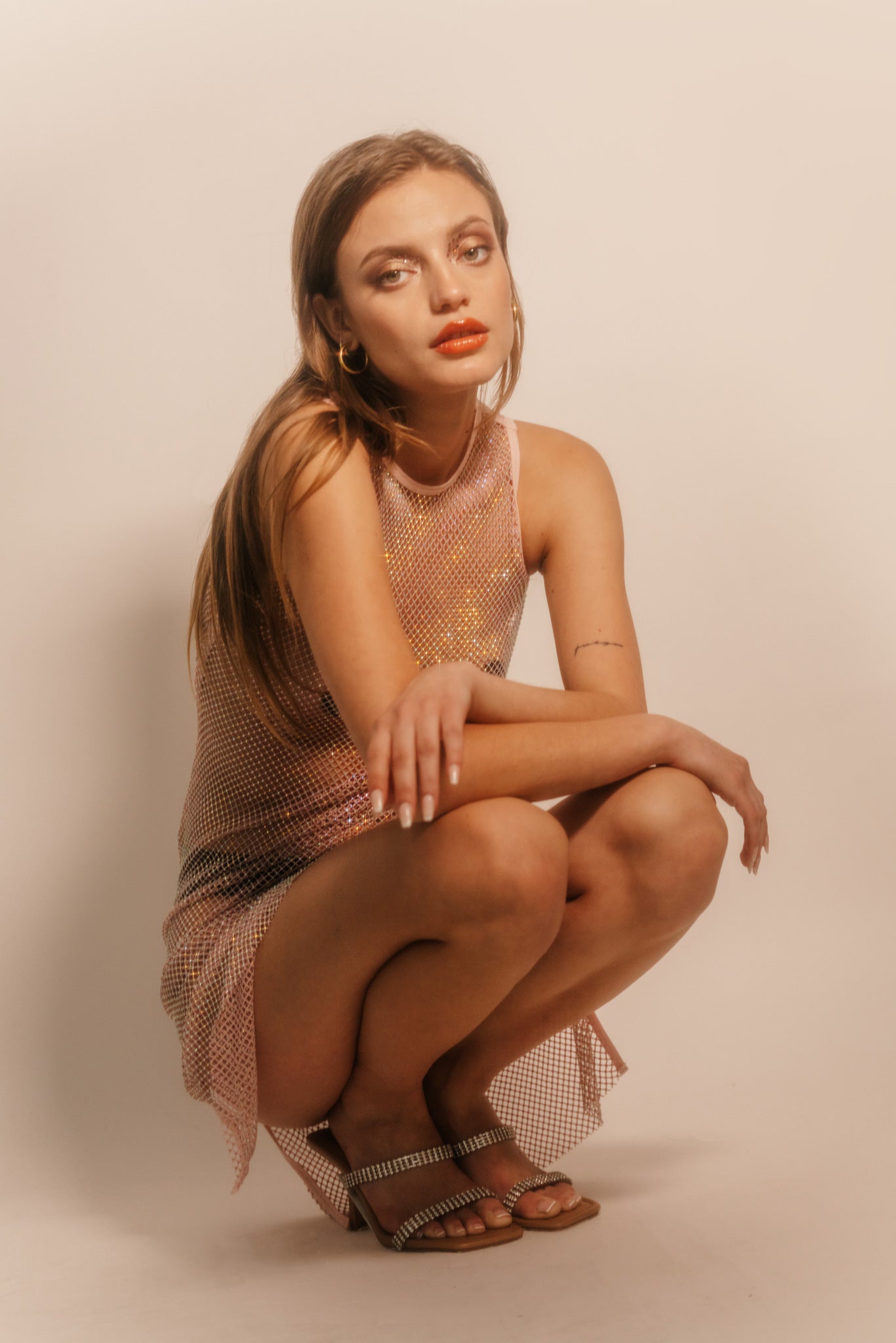 Toru & Naoko lingerie - Lux crystal dress - pink