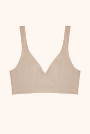 Alba cotton bralette - sand