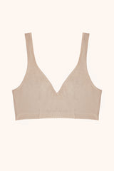 Alba cotton bralette - sand