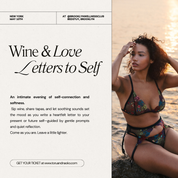 NYC EVENT- Wine & love letters to self