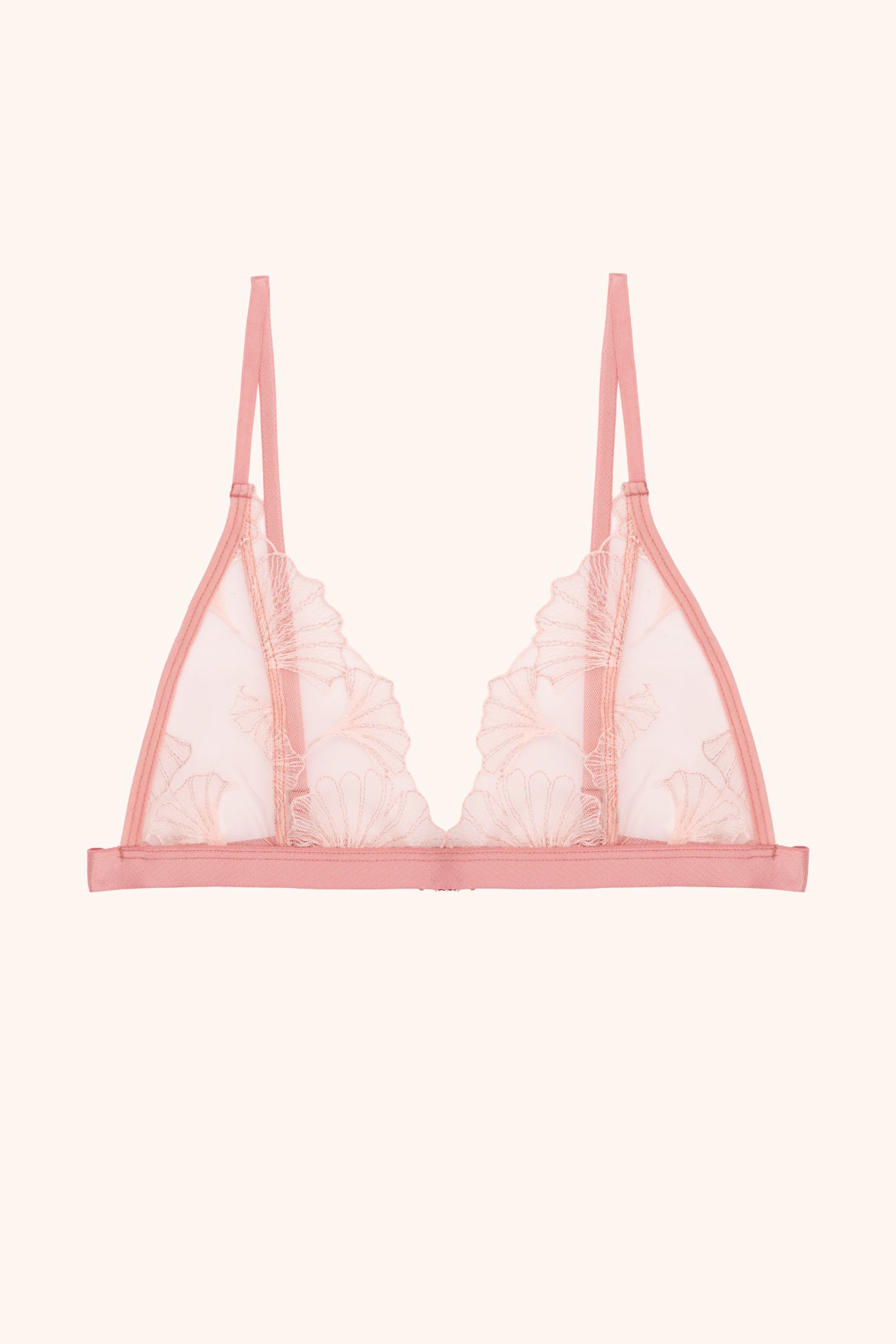 Ginkgo bralette - pink