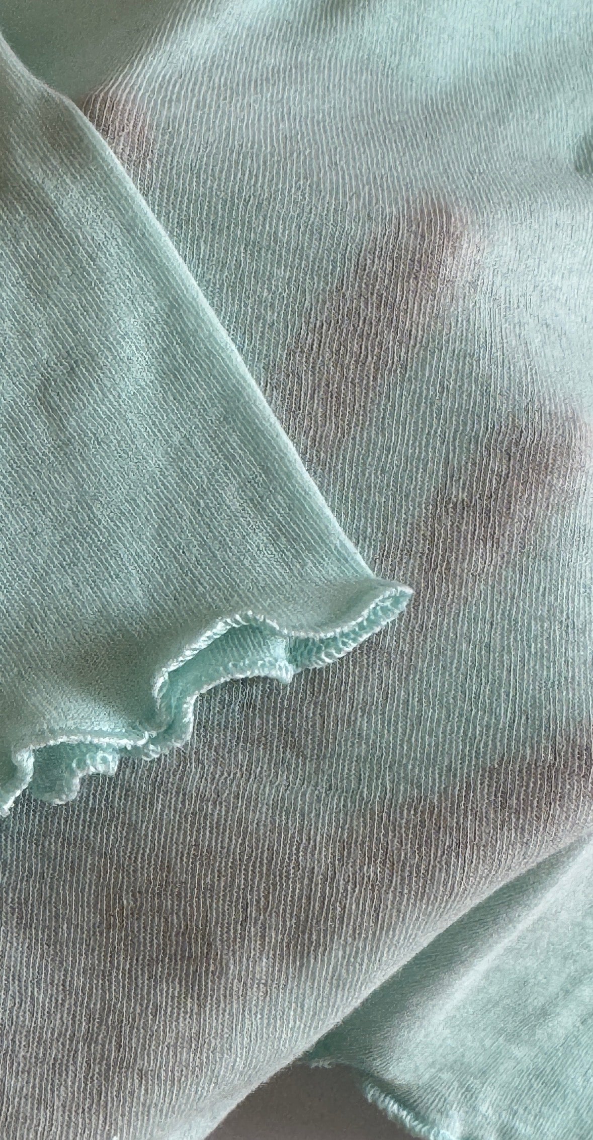 Second skin knit top- aquamarine