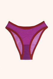 Toru & Naoko lingerie - Kate high cut panties- vivid orchid