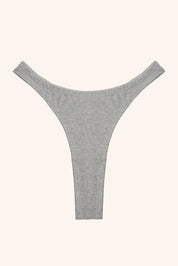 Toru & Naoko lingerie - Lexi cotton thong- grey