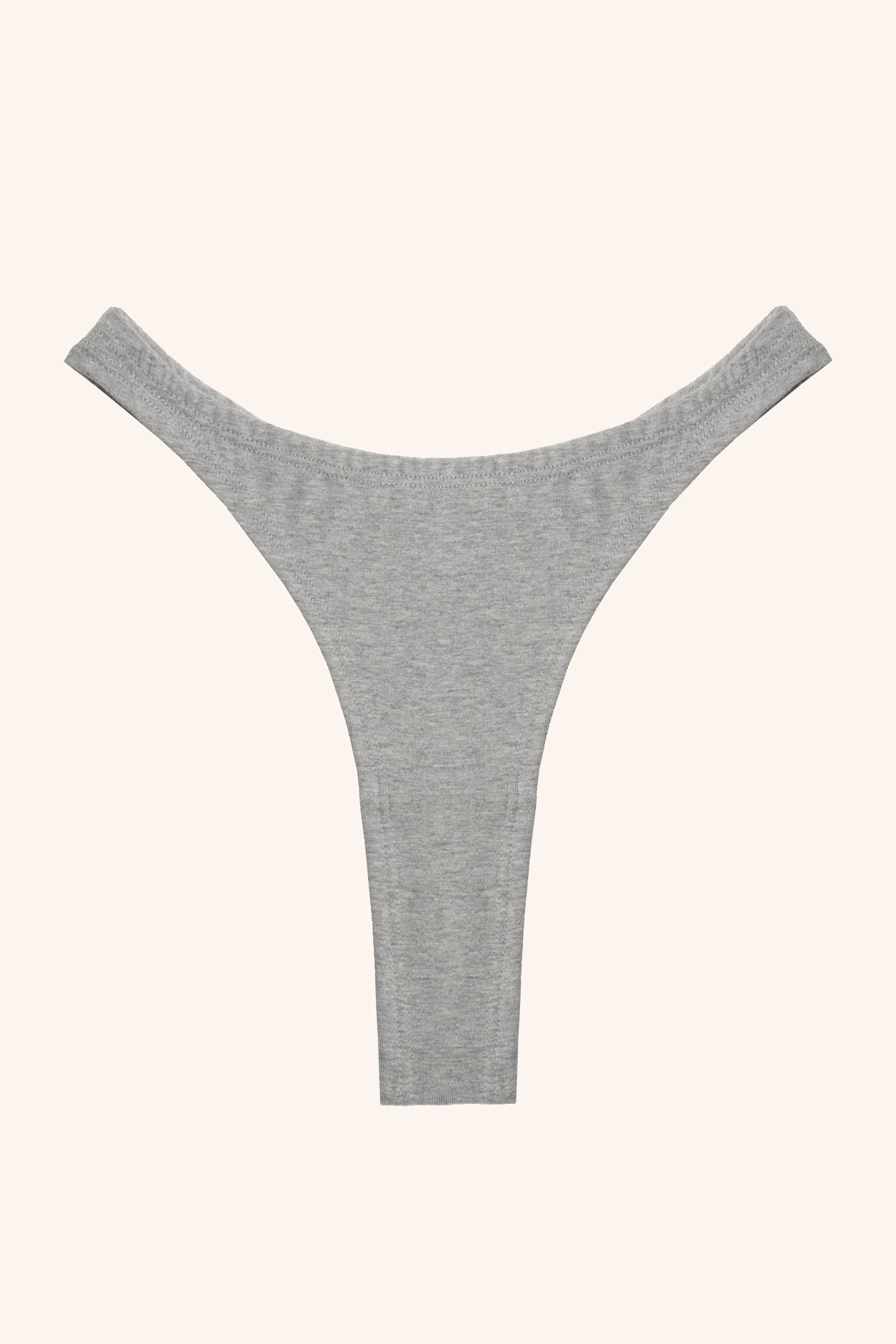 Toru & Naoko lingerie - Lexi cotton thong- grey