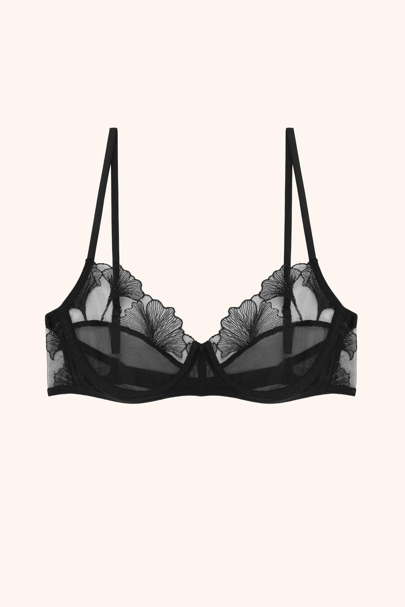 Biloba underwire bra - black