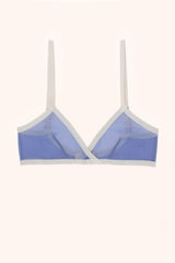 Bowie triangle bralette- Cornflower blue
