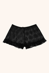 Chloe ruffle shorts - black