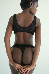 Leni flutter thong - black