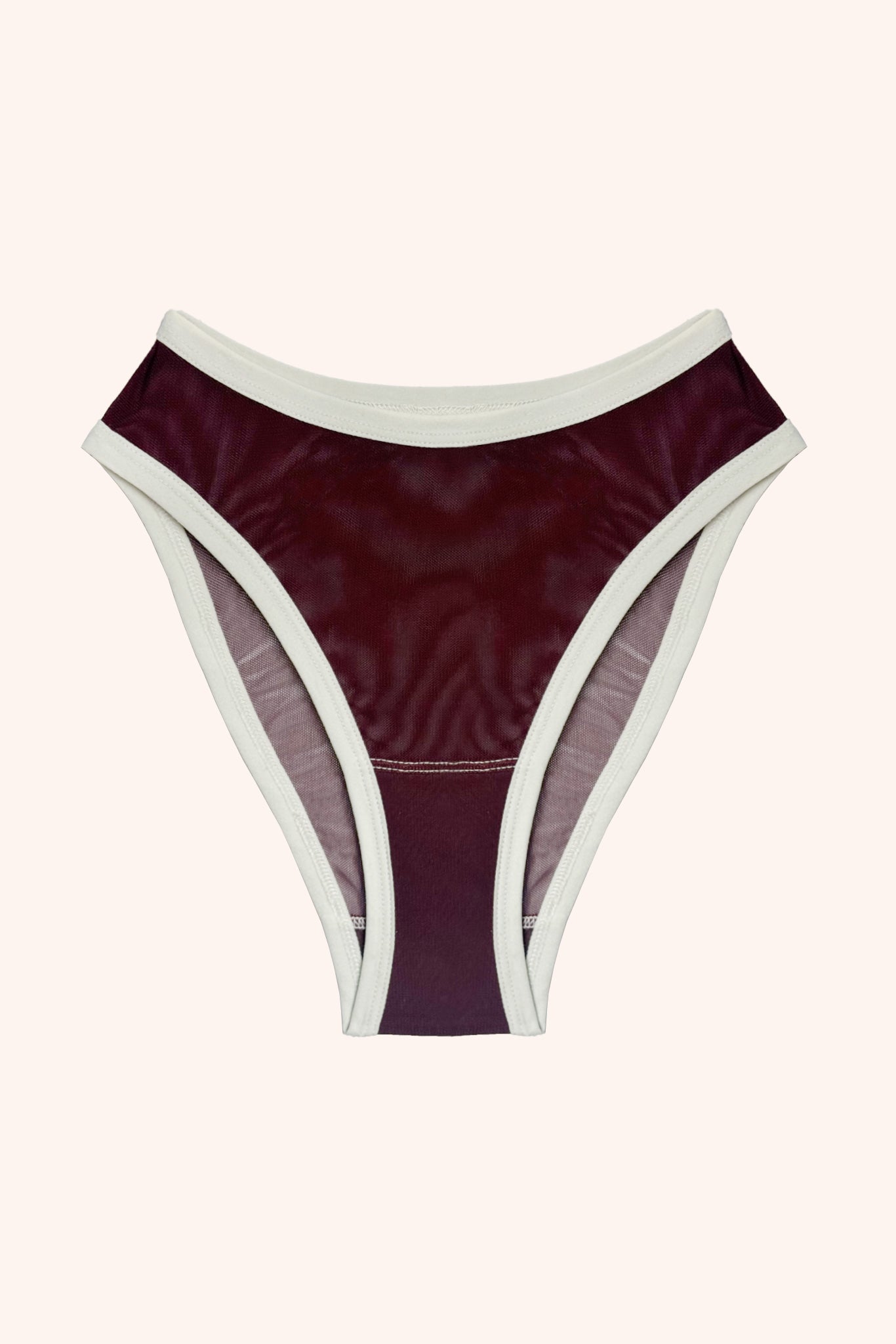 Kate high cut panties- Merlot