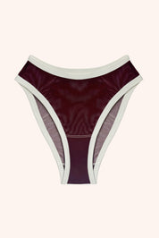 Kate high cut panties- Merlot