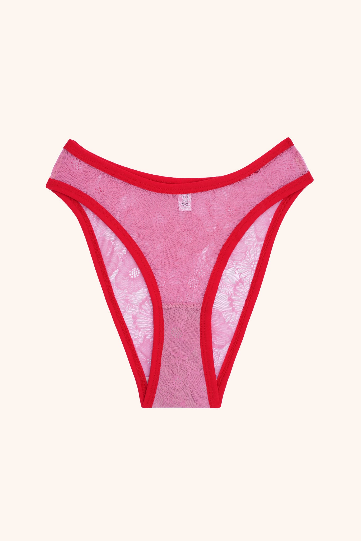 Kate high cut panties- wildflower pink