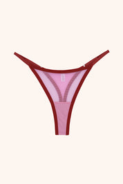 Kyla adjustable thong- Carnation pink