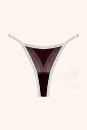 Kyla adjustable thong- Merlot