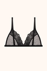 Marine bralette- black