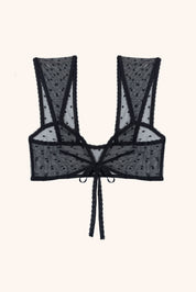 Lily bra top- black