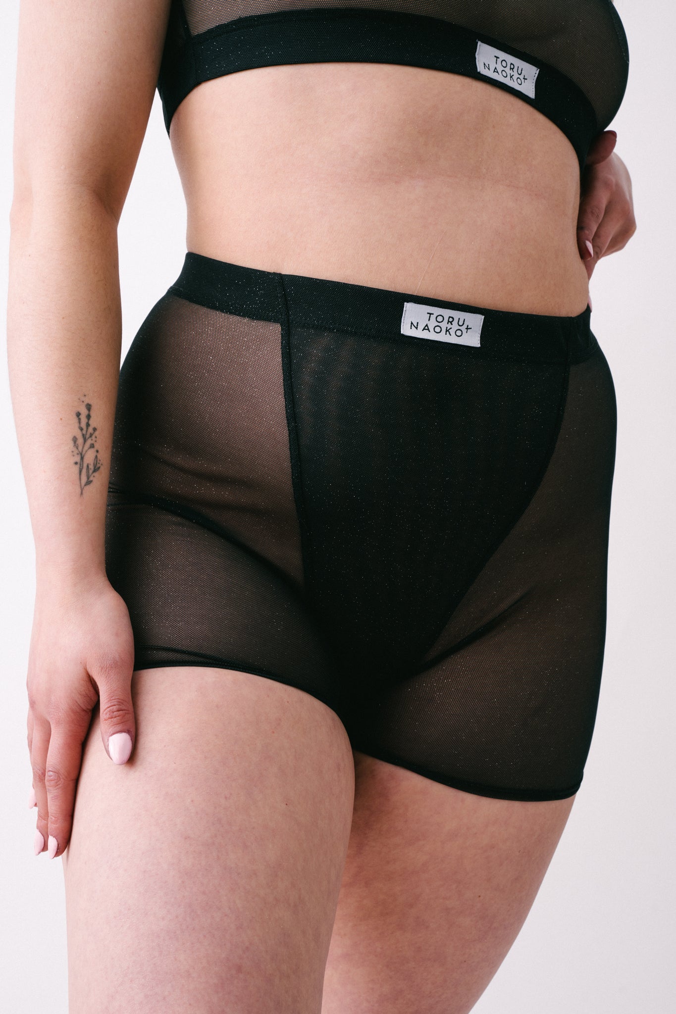 Toru & Naoko lingerie - Nico boxer shorts - with glitter