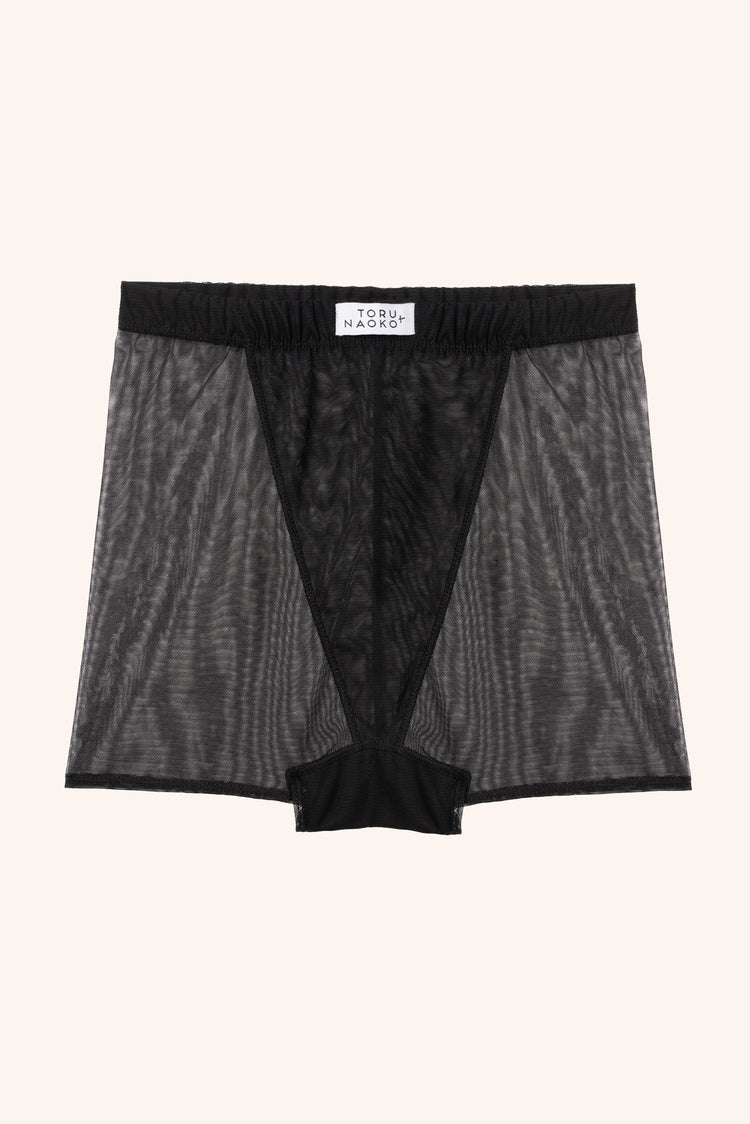 Toru & Naoko lingerie - Nico boxer shorts - mesh