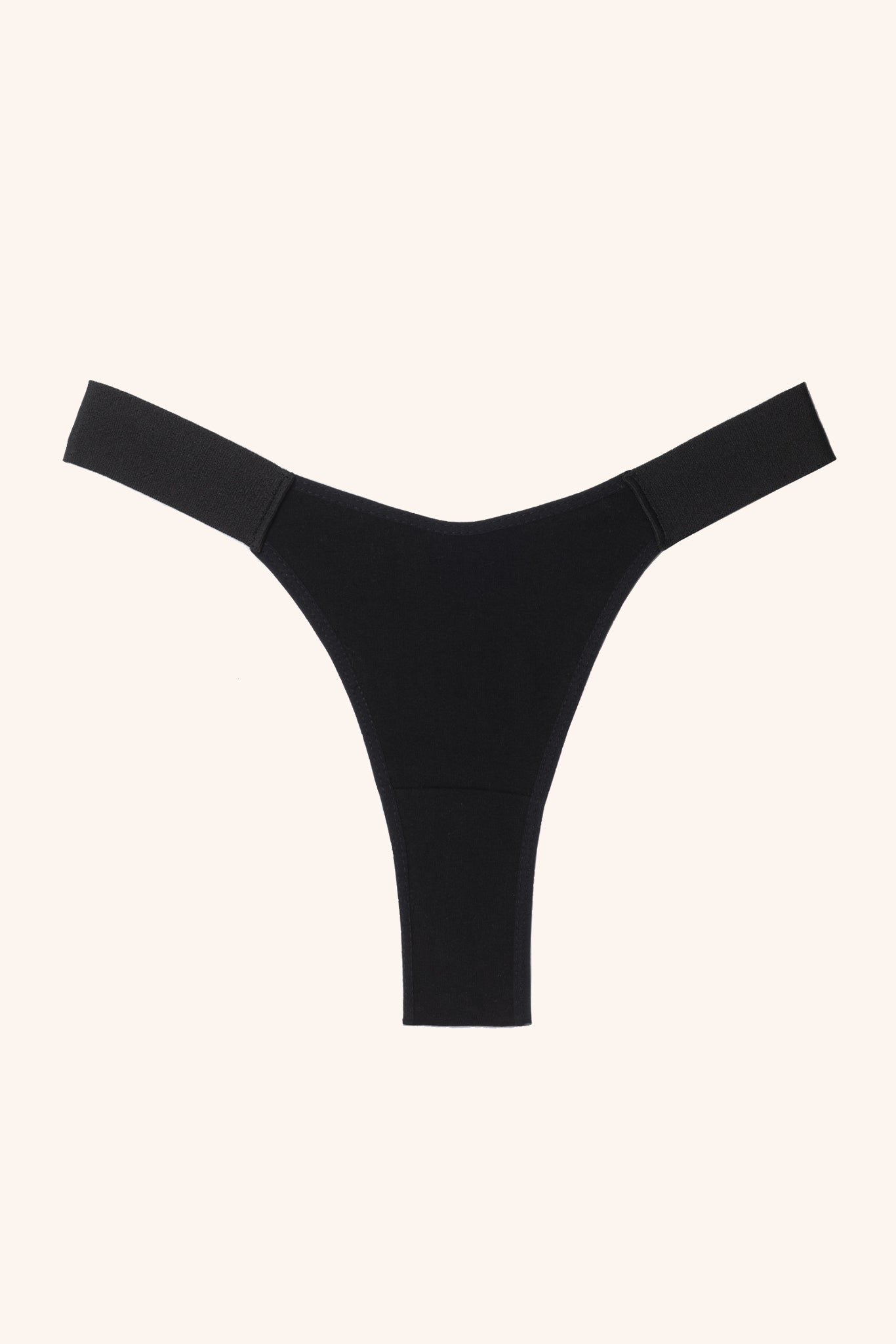 Toru & Naoko lingerie - Nina thong - black cotton