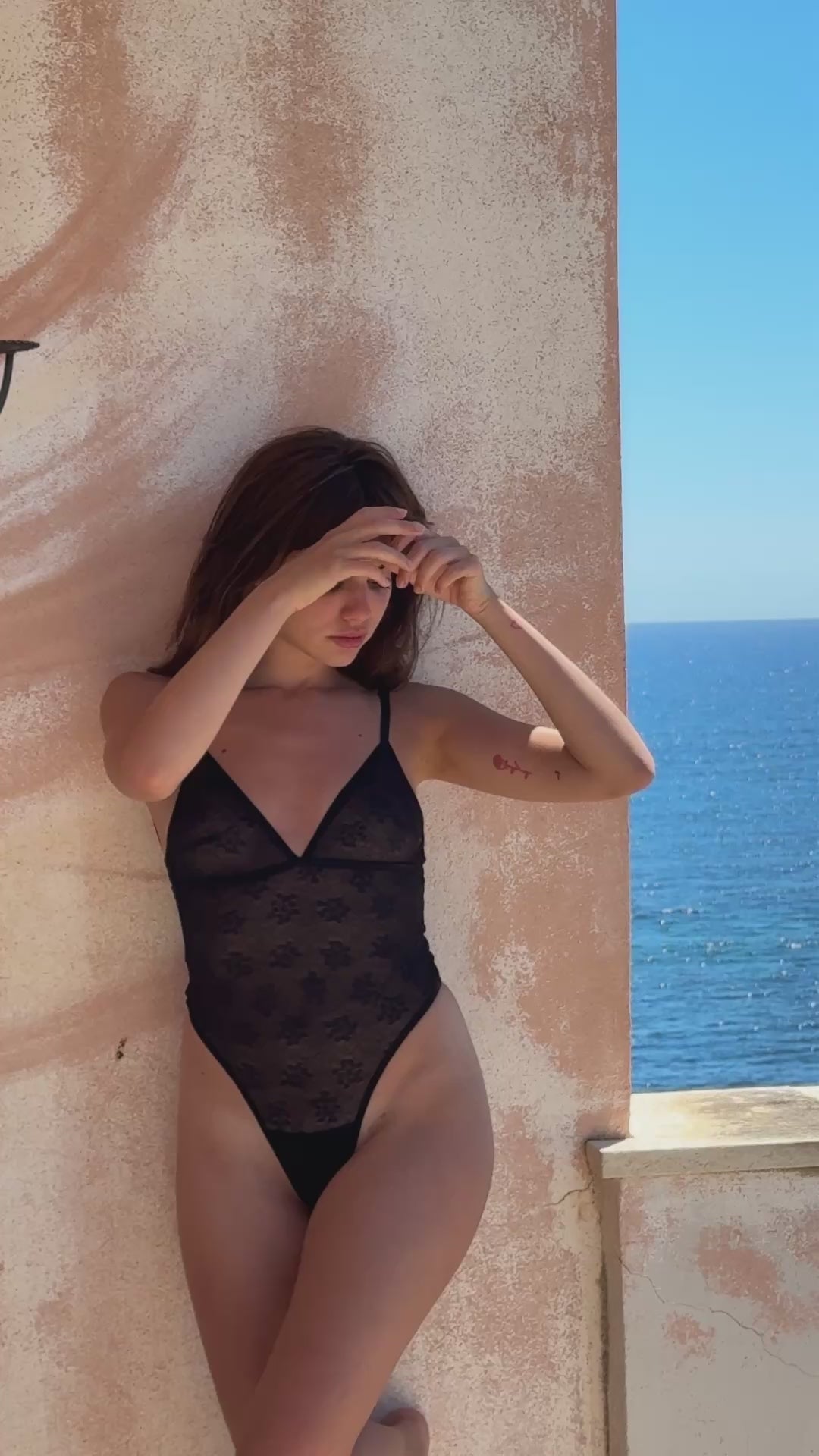 Azahar bodysuit- black