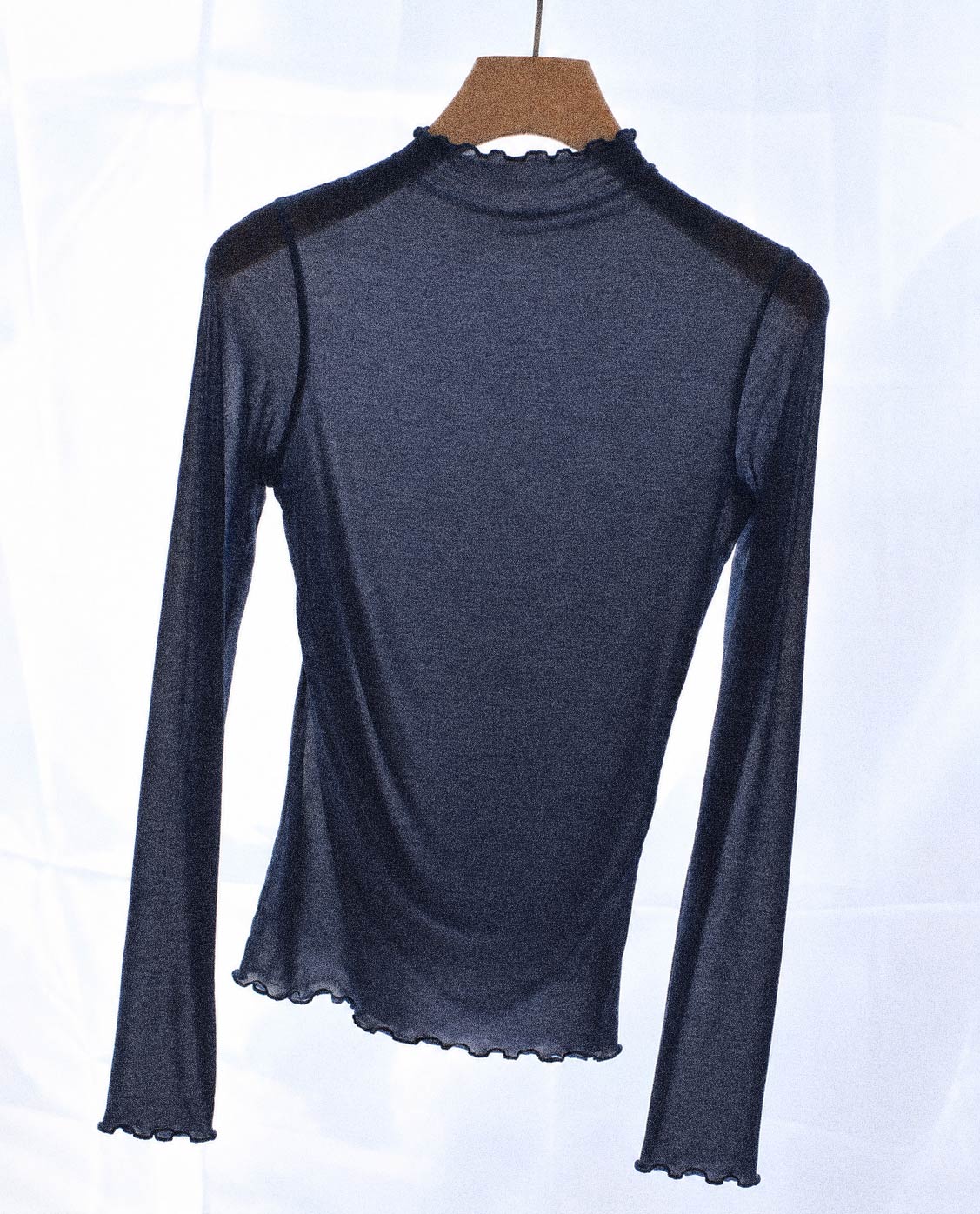 Second skin knit top- blue