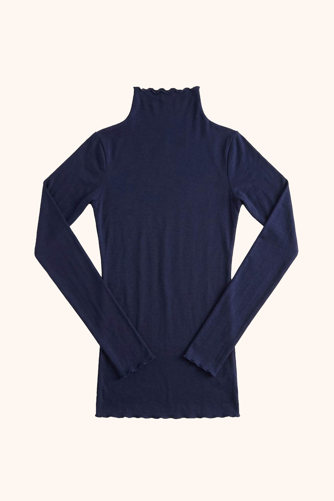 Second skin knit top- blue