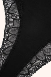 Toru & Naoko lingerie - Willow thong - black