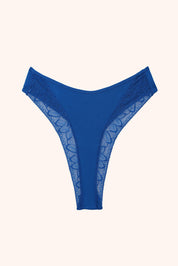 Toru & Naoko lingerie - Willow thong - blue