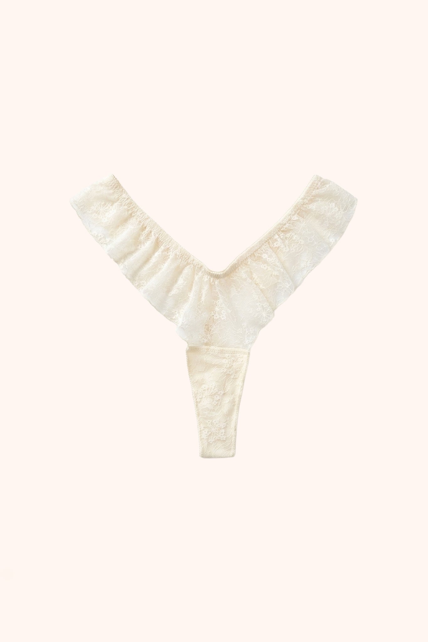 Zoë flutter thong - butter