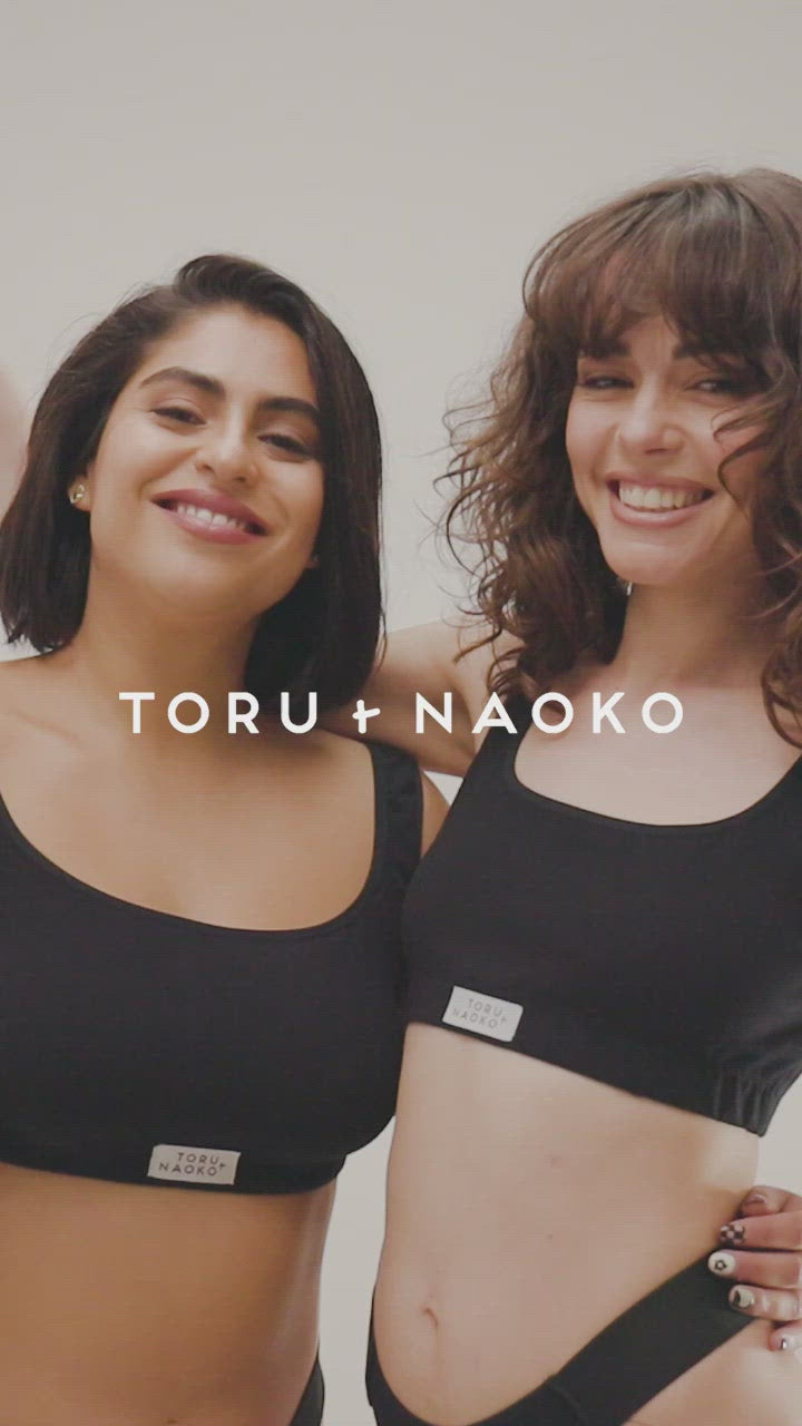 Lexi cotton thong- black – Toru & Naoko