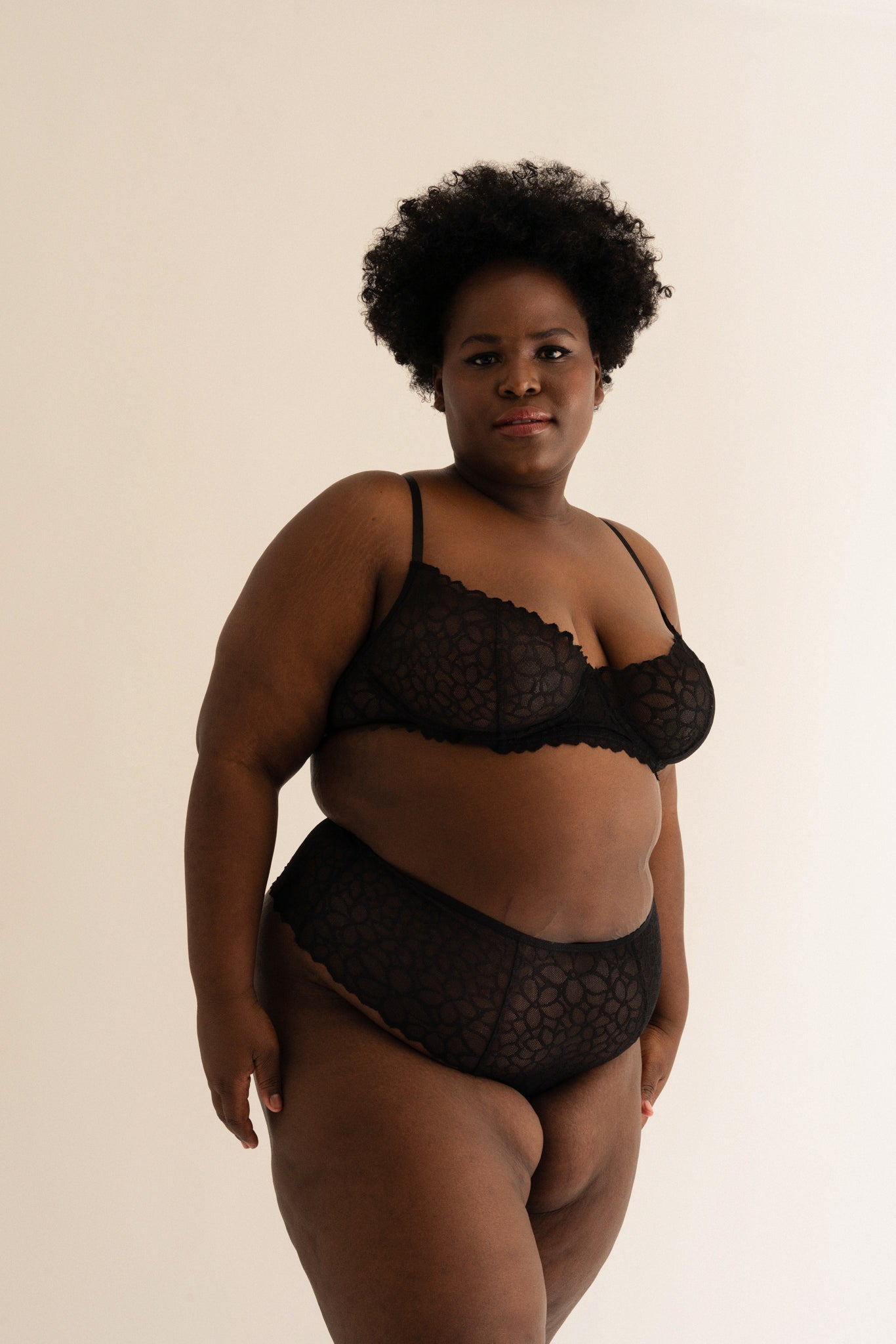 Toru & Naoko lingerie - Luna high waist thong