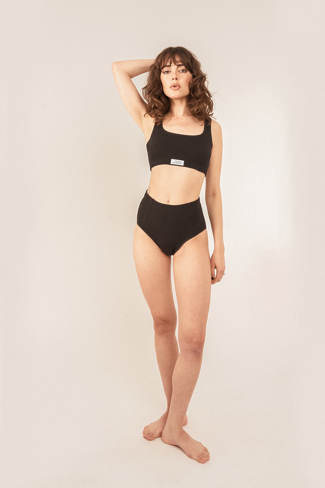 Toru & Naoko lingerie - Liv panties - black cotton