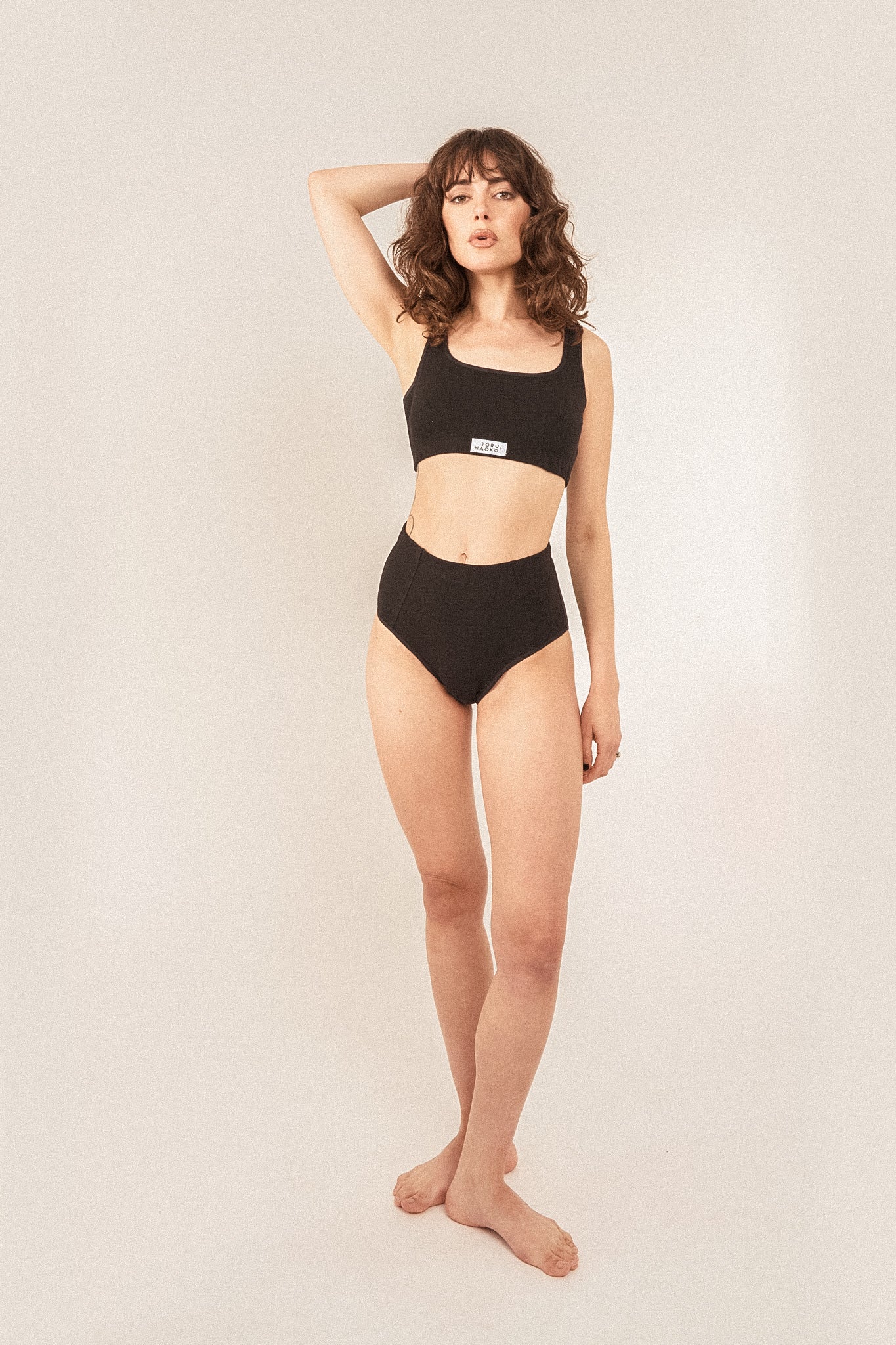 Toru & Naoko lingerie - Liv panties - black cotton