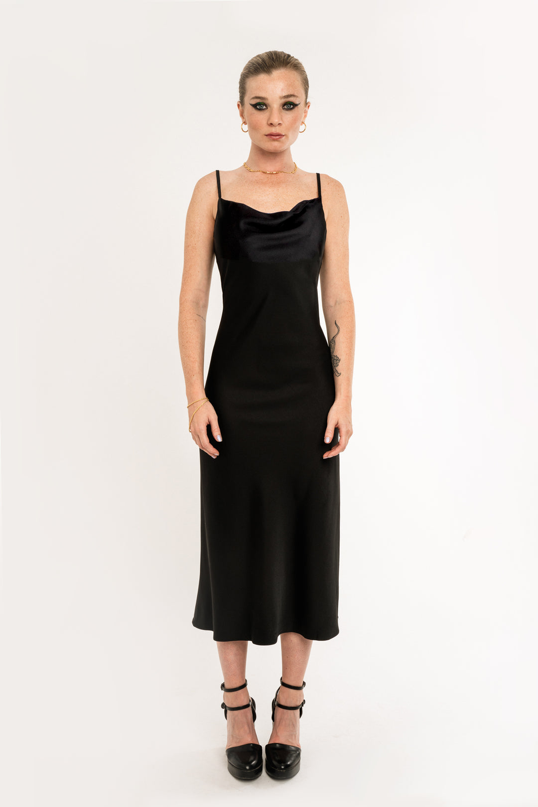 Toru & Naoko lingerie - Gia Slip dress - black