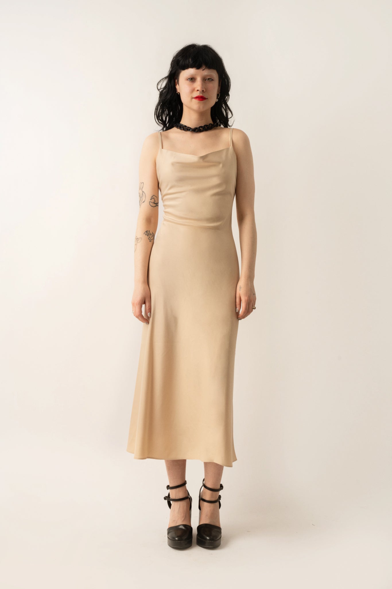 Toru & Naoko lingerie - Gia Slip dress - champagne