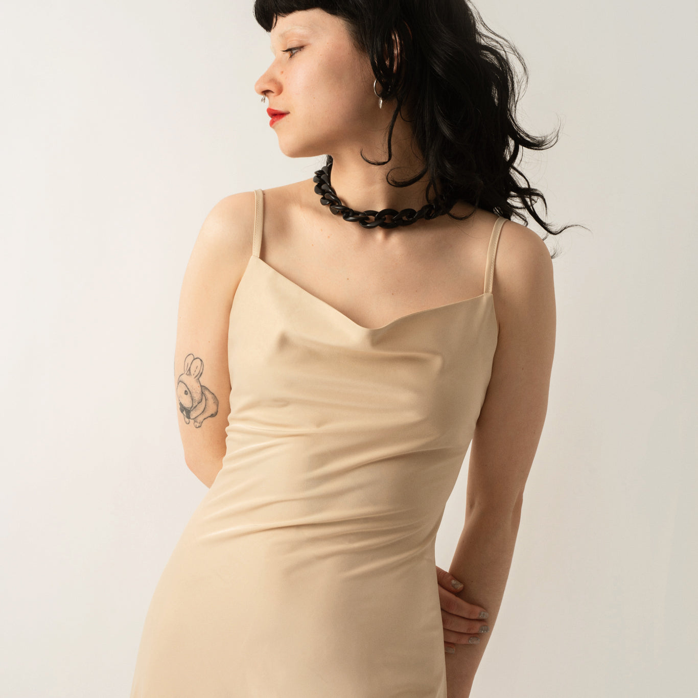 Toru & Naoko lingerie - Gia Slip dress - champagne