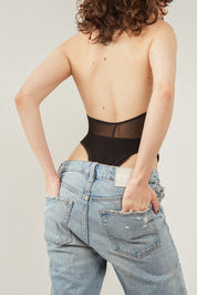 Toru & Naoko lingerie - Julia bodysuit - black mesh