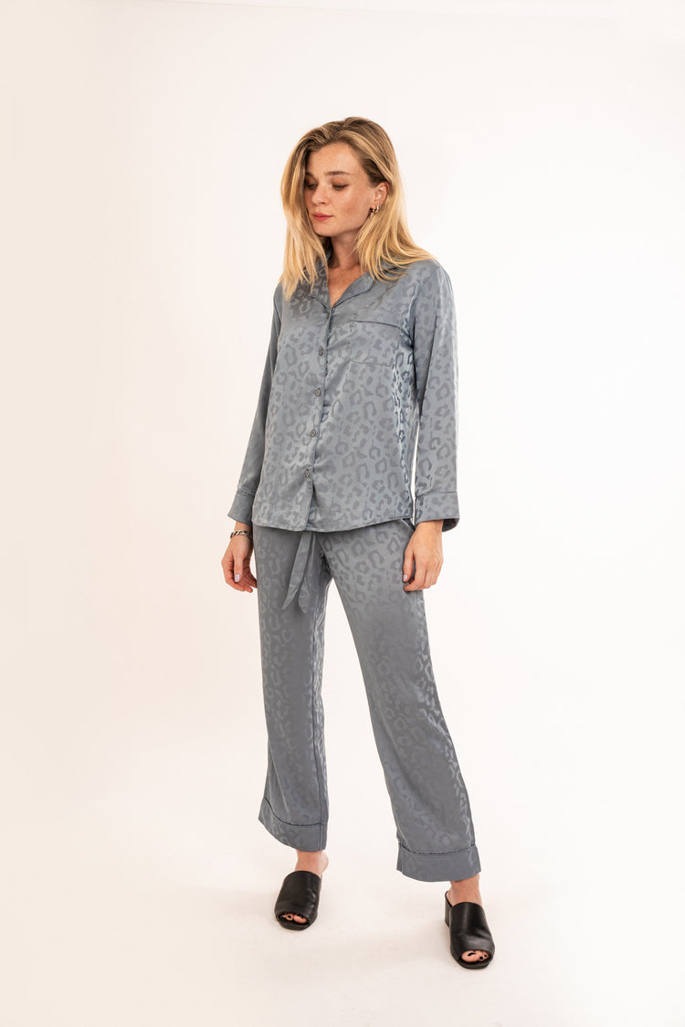 Toru & Naoko lingerie - Lara pajama set- blue
